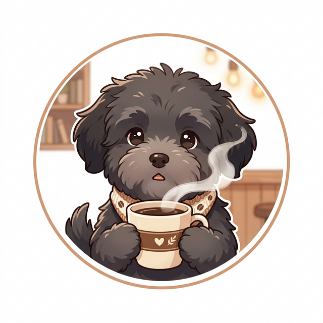 コーヒー犬