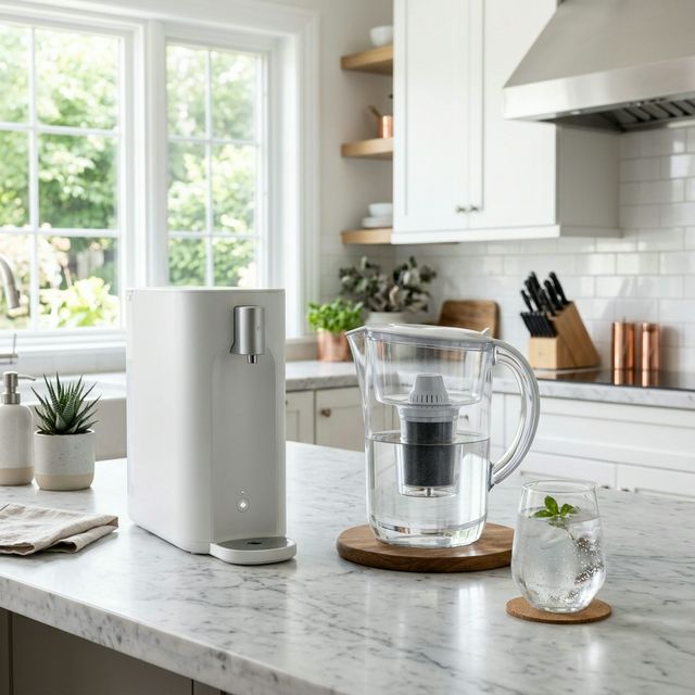 ポット型浄水器とウォーターサーバーの比較