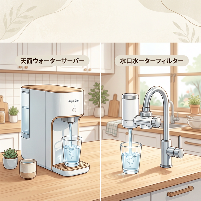 ウォーターサーバー 浄水器 比較