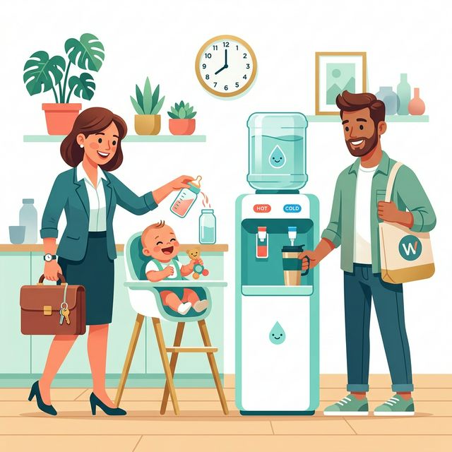 後悔しないウォーターサーバー選び 共働きの時短